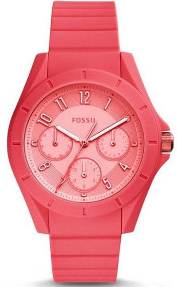 Bracelet de montre (Combinaison bracelet + cas) Fossil ES4187 Silicone Rose